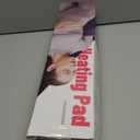 VAAGHANM Heating Pad: 33 x 17 inches Electric Heating Pad for Back -Extra Large Heat Pad for Shoulder/Neck/Knee/Arms - Upgraded 6 Timer & 6 Temperature Controller -Auto Shut Off (Grey Blue)