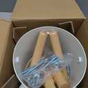 Tree Nest Christmas Tree Stand Base Xmas Modern Tree Metal Holder Stand for Real Tree Fits up to 8.5ft FamilyWhite