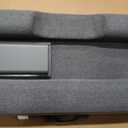 SAIJI Lap Desk with Cushion, Computer Laptop Stand, Lap Laptop Table, Built-in Drawer Storage, Phone Holder, Wrist Pad