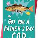 3 x Funny Father's Day Card for Dad, Fishing Pun Fathers Day Card Gift for Fisherman Husband Grandpa, Humorous Dad Joke Card from Son Daughter Wife