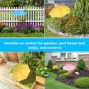 3Pcs Plant Umbrellas for Outdoor Plants, 23.6" Garden Umbrella Shade for Potted Plants and Garden Beds,Provide Shade to Defend Plants From Blazing Sun (1Yellow 1Pink 1Blue)