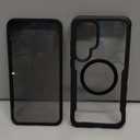 ENCASED for Samsung Galaxy S25 Plus Heavy Duty Case (Compatible with MagSafe Qi2) Magnetic Shockproof Cover (S25 Plus) Clear