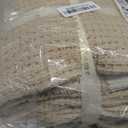 Amlie Home Waffle Throw Blanket for Couch, Soft Cozy Chenille Knit Blanket Warm Decorative Throw for Sofa, 50"x60", Beige