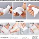 3 x 50 Pack Extra Thick Multi-Purpose Melamine Sponge,Magic Sponge Eraser,Household Extra Large Melamine Cleaning Pads No Scratches Cleaning Sponge,Floo,Bathroom,Kitchen (White)