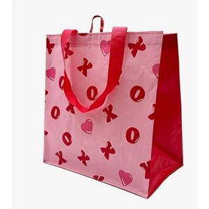 Earthwise Reusable Grocery Bags – Valentine’s Day Gift Totes, Foldable & Water‑Resistant Shopping Bags, Durable Multi‑Use Eco Bags