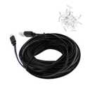 PDEEY USB C Extension Cable 25 FT for Outdoor Camera, Waterproof Charger Cord