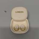 LOBKIN Sleep Earbuds,Wireless Bluetooth 6.0 Noise Blocking Sleeping Headphones,Sleep Earphones for Side Sleepers in Ear Soft Mini Invisible Buds Comfort Fit for Sleeping Working (Beige)