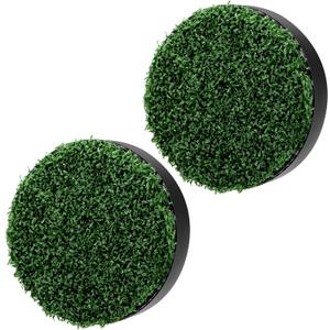 Civaner 2 Pcs Golf Cup Cover for Putting Green Practice Simulated Lawn Green Cup Cover for Outdoor Sports Golf Course Garden Yard