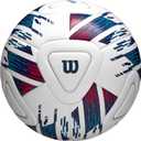 WILSON NCAA Veza Match Soccer Ball - Size 5, White/Blue/Purple