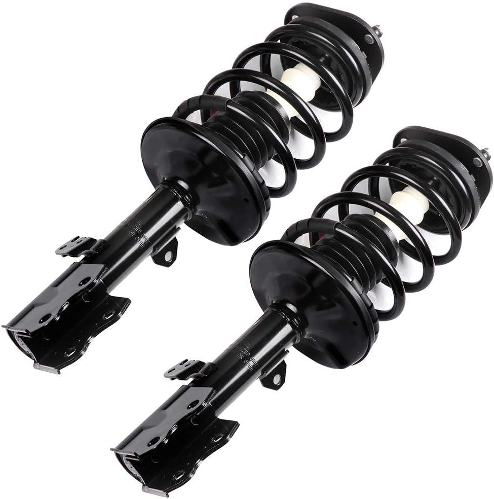 ECCPP FWD Complete Struts, Front and Rear Strut and Spring Assembly Shock Absorber for 2004 2005 2006 2007 2008 2009 for Toyota Prius (Front Pair)