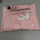 Minicoco Baby Girl Footies Romper - 100% Cotton, Soft Casual Outfit with Cute Designs for Newborn to 24 Months Infant Girls, Pink
