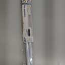 1Pack Spring Tension Curtain Rod 26-39 inch Black Adjustable Spring Rod Extendable Tension Rod For Kitchen, Bathroom, Window, Bookshelf, Closet