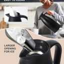 70Oz Thermal Coffee Carafe for keeping hot, Airpot Insulated Carafe Stainless Steel Thermal Pot for Coffee, (black+silver)
