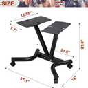 ALTLER Adjustable Dumbbell Stand Fitness Dumbbell Rack & Weight Rack for Home Gym Set