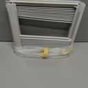 GCGOODS Window Air Conditioner Side Panels with Frame, Adjustable Window AC Side Panel Kit, Universal Fits for 5,000 BTU Window Air Conditioner Units, Window AC Side Panel with Frame