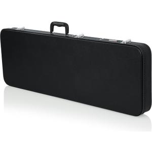 Gator Cases Hard-Shell Wood Case for Standard Electric Guitars, Fits Fender Strat/Tele Style (GWE-ELEC)
