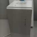 6L Stainless Steel Warm Mist Humidifier with Easy Clean and Warm Steam Function, Healthy Air Mist Humidifiers for Bedroom Living Room, with Sleep Mode and Auto-off Setting