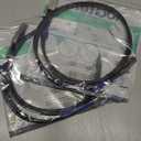 10Gtek 12G Mini SAS HD SFF-8644 to SFF-8644 Cable for NVMe Enclosure/Storage Array, SAN & JBOD Compatibility, 100-Ohm, 1-m(3.3ft), 2-Pack