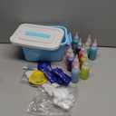 QANIY Magic Water Elf Toy Kit, Aqua Fairy Water Gel Kit,Christmas Gifts for Kids Ages with 12 Gels and 6 Molds, DIY Squishy Maker Set, Kids Christmas Gifts, DIY Crafts for Boys and Girls Ages 3+