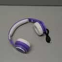 Woice Kids Wireless Bluetooth Headphones Volume Limited 85db/110db Stereo Sound Over-Ear Foldable Children Headphones with Mic SD Card Slot up to 16 Hours Play time for Boys Girls Adults (Purple)