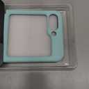 Caka for Samsung Galaxy Z Flip 6 /Z Flip 5 Case [Wireless Charging Compatible][Hinge Protection] [Screen Protector] Women Men Shockproof Protection Phone Cover - Mint Green