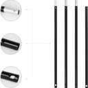 10ft/3M Background Folding Muslin Backdrop Support, 3 x 3m Crossbar, 2 x Mount, 9 x Clip