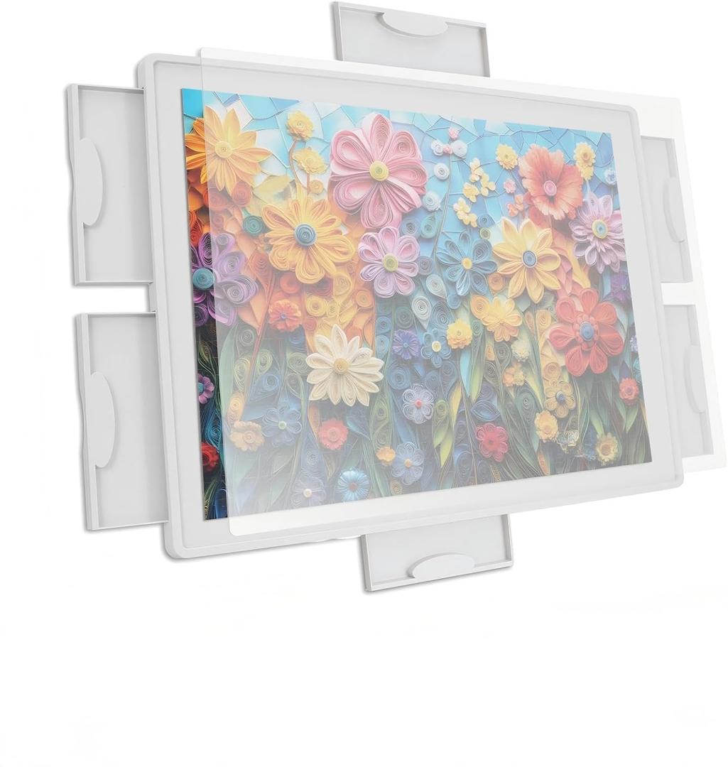 ALL4JIG 1500 Pieces Lightweight Rotating Plastic Puzzle Board with 6 Sliding Drawers and Protective Cover, 360 Lazy Susan Design, 34.25"x26.38" Portable Spinning Puzzle Table for Adults, Ideal Gift