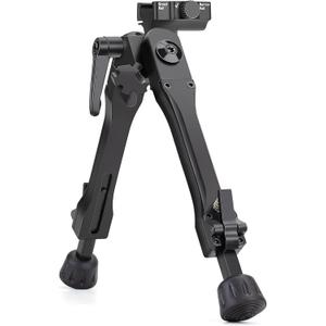 Zeadio Tiltable Pivot Bipod with Rotable Knob for Picatinny Weaver Rail, 7 to 10 Inches (F19P)