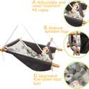 Baby Swing Outdoor Indoor for Infants to Toddlers, Portable Adjustable Baby Porch Swing with 5-Point Safety Belt, Kids Tree Hanging Chair Toys for Door Garden Backyard
