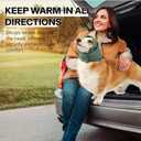 Dog Head Ear Warp Relief Ear Muffs Noise Protection (M-Head Circle(13.7"~18.9"), Green)