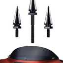 Windshield Screws Black Road Glide Windshield Spike Bolts Windscreen Screws Compatible with Harley Touring Models Street Glide Windshield Bolts (Street Glide 2014-2023)