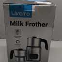14-in-1 Electric Milk Frother and Steamer with Dual Detachable Cups (21oz & 13.5oz), IH Fast Heating Milk Warmer for Lattes/Cappuccinos/Hot Chocolate, Smart Memory, Dishwasher Safe
