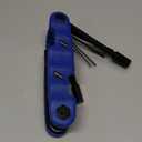 12-Piece Large Folding Hex Key Set Metric (1.5-12mm), Heavy Duty Allen Wrench Set, Portable Tool for Archery, Bike Repair, Furniture, and Basic Home Maintenance (Blue)