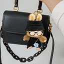 Doll Clothes 15cm 17cm Black Outfits Cute Black Hat Exquisite Clothes Camera Accessories Compatible(NO Doll)