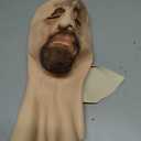 Old Man Mask Realistic Wrinkle Latex Bald Man Mask Halloween Full Head Costume Props for Cosplay Party