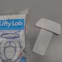 Lifty Loo Toilet Seat Handle - Lift More, Less Mess -Easy Application 2 Pack White