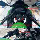 50mm Clip on Handlebars 1" Riser fit 50mm Fork Tube 7/8" Motorcycle bars, 50 mm Clip ons Handlebar CNC Black