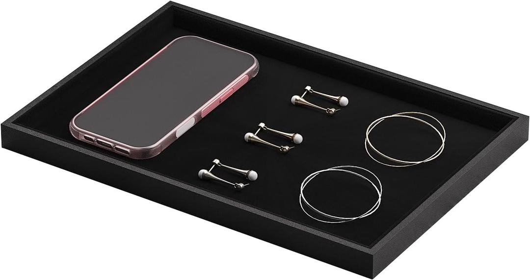 Jewelry Organizer Trays for Drawer, Jewelry Display Organizer Case for Women, Bracelet Necklace and Ring Display Stand for Selling,Velvet Jewelry Storage Display (1 Grid)