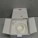 Ceramic Butter Crock with Lid & Spreader Knife, Butter Keeper - Ideal Butter Storage & Countertop Butter Dish, White