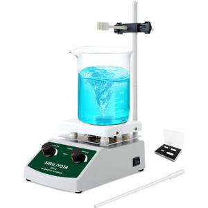 Magnetic Stirrer Hot Plate 520 Heating Mixer 2L Magnetic Mixer Hot Plate 2000RPM Magnetic Stir Plate with Support Stand and Stir Bar Recycler Set for Efficient Mixing and Lab Experiments
