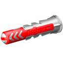 fischer DuoPower 1/4" x 1-3/16" S PH, 50 Plugs & 50 Screws, Powerful Universal Plug with Intelligent 2-Component Technology for Fastenings in Concrete, Bricks, Drywall, Chipboard, etc