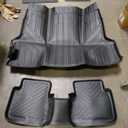 Trunk Cover With Backseat Floor Covers Color Black