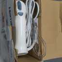 Hamilton Beach 6-Speed Electric Hand Mixer with Whisk, Traditional Beaters, Snap-On Storage Case, 250 Watts, White