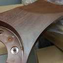 Fanbulous 52" Ceiling Fans with Lights and Remote Control, Modern Flush Mount Ceiling Fan with 3 LED Colors, Outdoor Low Profile Ceiling Fans with 6-Speeds Timer DC Motor for Bedroom Living Room Patio (Walnut)