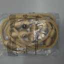 Curtain Tiebacks, Curtain Holdbacks Gold Yellow Curtain Tiebacks Rope with Double Ball Curtain Ties for Drapes Decorative Drapery Holdback Rope for Drapes Handmade Tie Backs Hooks No Drill