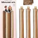 Classic Velvet Heatless Hair Curler Curling Rod Set - Soft Jumbo Large Flexi Rods Hair Rollers Curlers to Sleep in for Women, No Heat Heatless Curls Overnight Rods for Long Hair Volume Look Blonde
