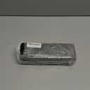 Krismax Wooden Tea Box Holder with 3 Slots, Divided Storage Container for Beverage Supplies, Sugar, Sweeteners, Individual Packets (Black)