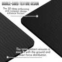 Briwooody Hanging Yoga Mat, Exercise Mat Non Slip Thick for Women and Men, Tear-resistant Fitness Pad with Reinforced Holes for Home Gym, Yoga, Pilates, Stretching