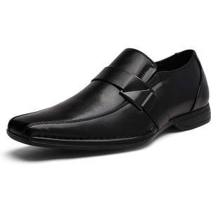 Bruno Marc Men's Giorgio Leather Lined Dress Loafers Shoes (13, 03-black)