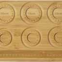 Bracelet Bead Board - Natural Texture Jewelry Making Wood Bead Board, Reusable Beading Bracelet Design Tray | Creative Bead Board, Decorative Wood Beadboard Ideal for Beginners and Professionals